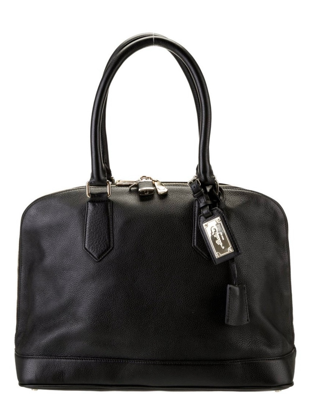 Bally Black Leather Satchel Bag